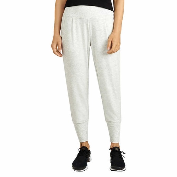 LAST ONE AVAILABLE - New Ladies' Danskin Tapered Jogger Light Gray Size XS - Picture 1 of 11